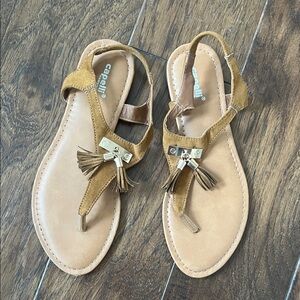 Brown gladiator sandal